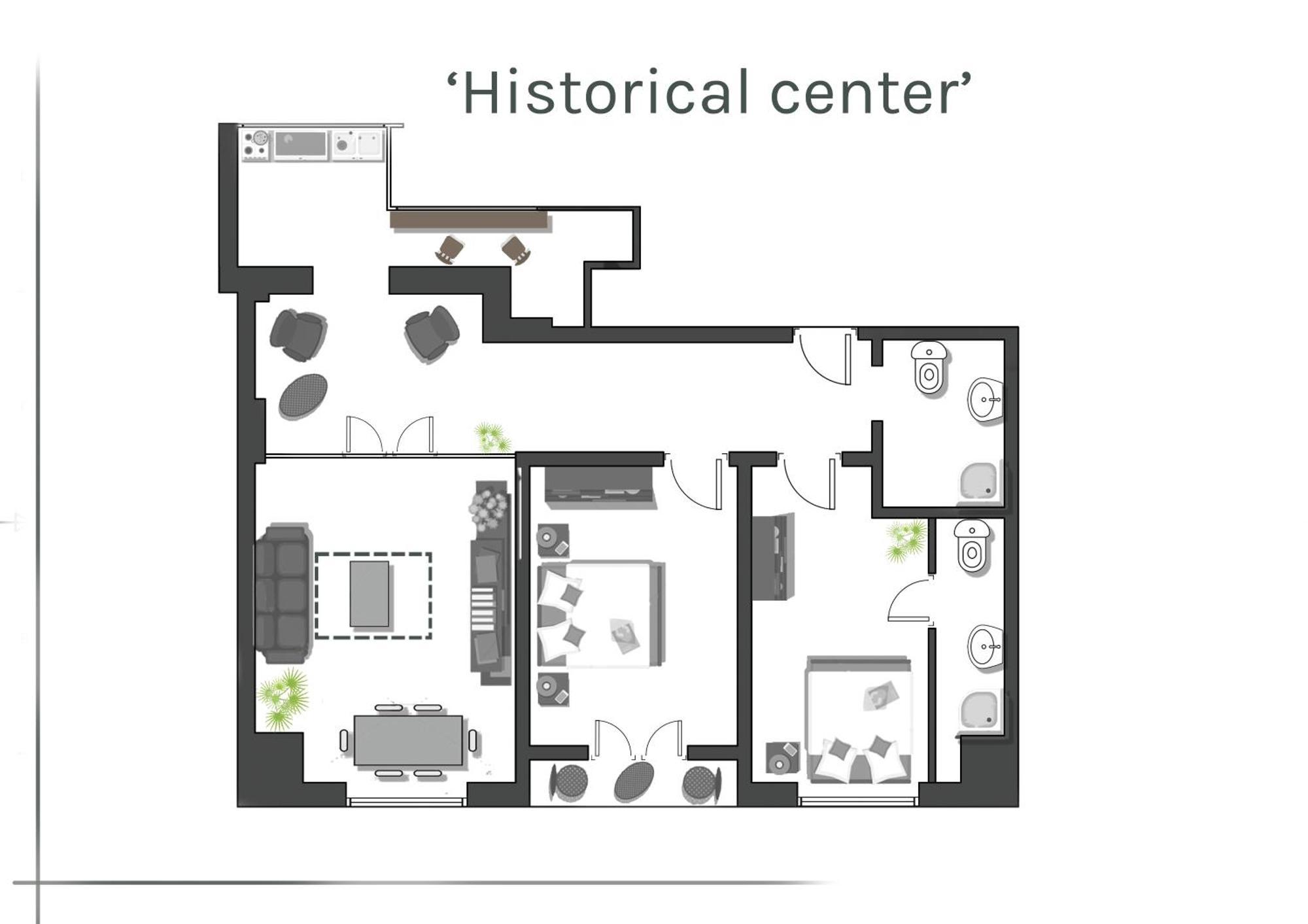 Historical Center 1 By Citylife Suites Bucarest Exterior foto